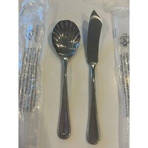 Lenox Swedish Lodge 1 Sugar Spoon and 1 Butter Knife